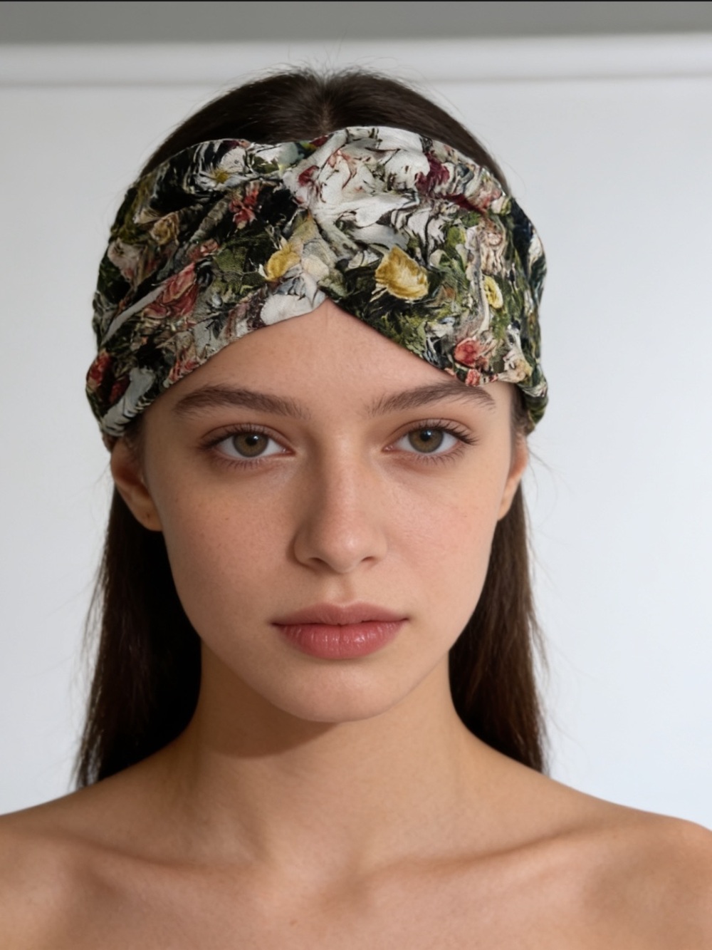 CAMILLA “Renaissance Romance” floral silk twist boho hippie headband